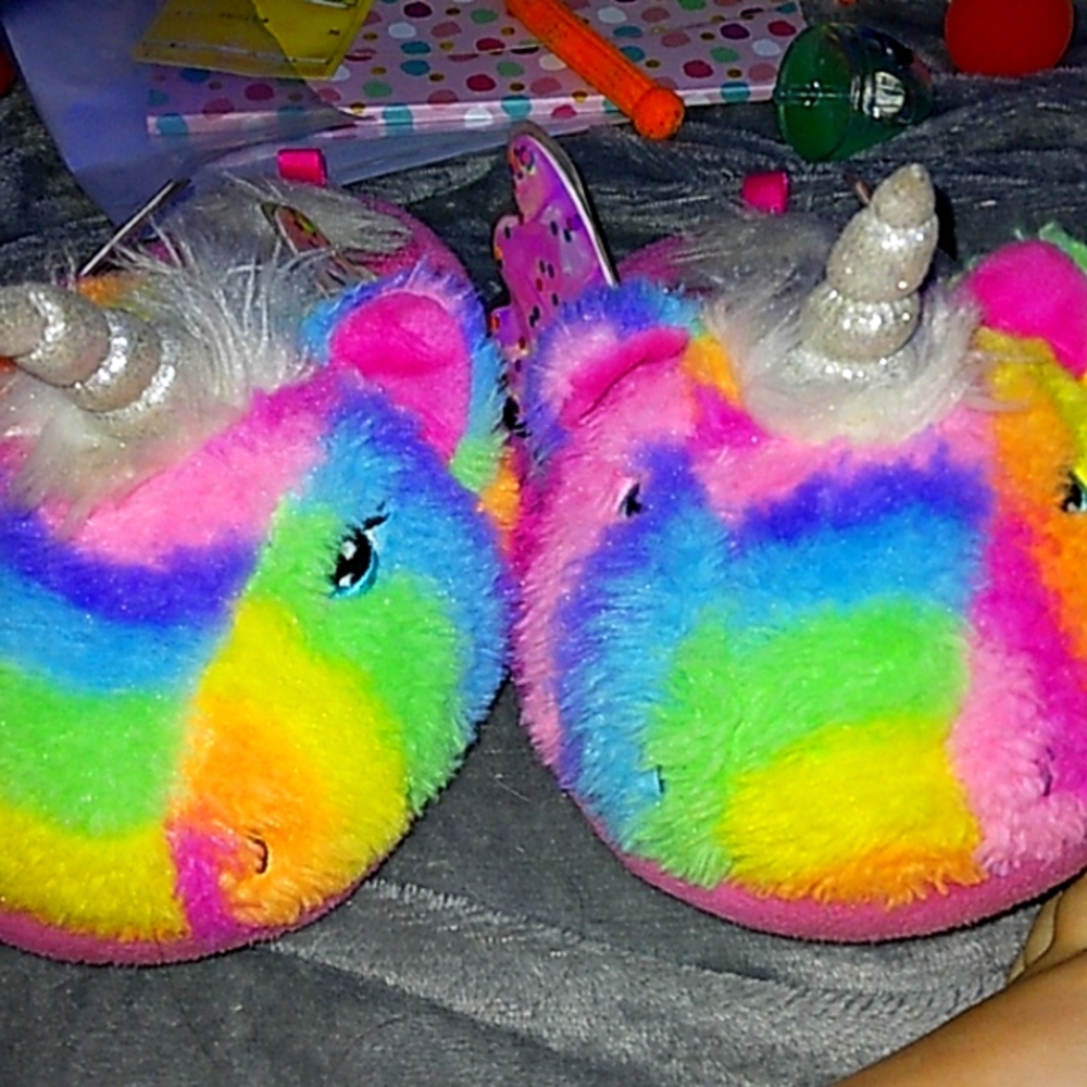 Unicorn slippers